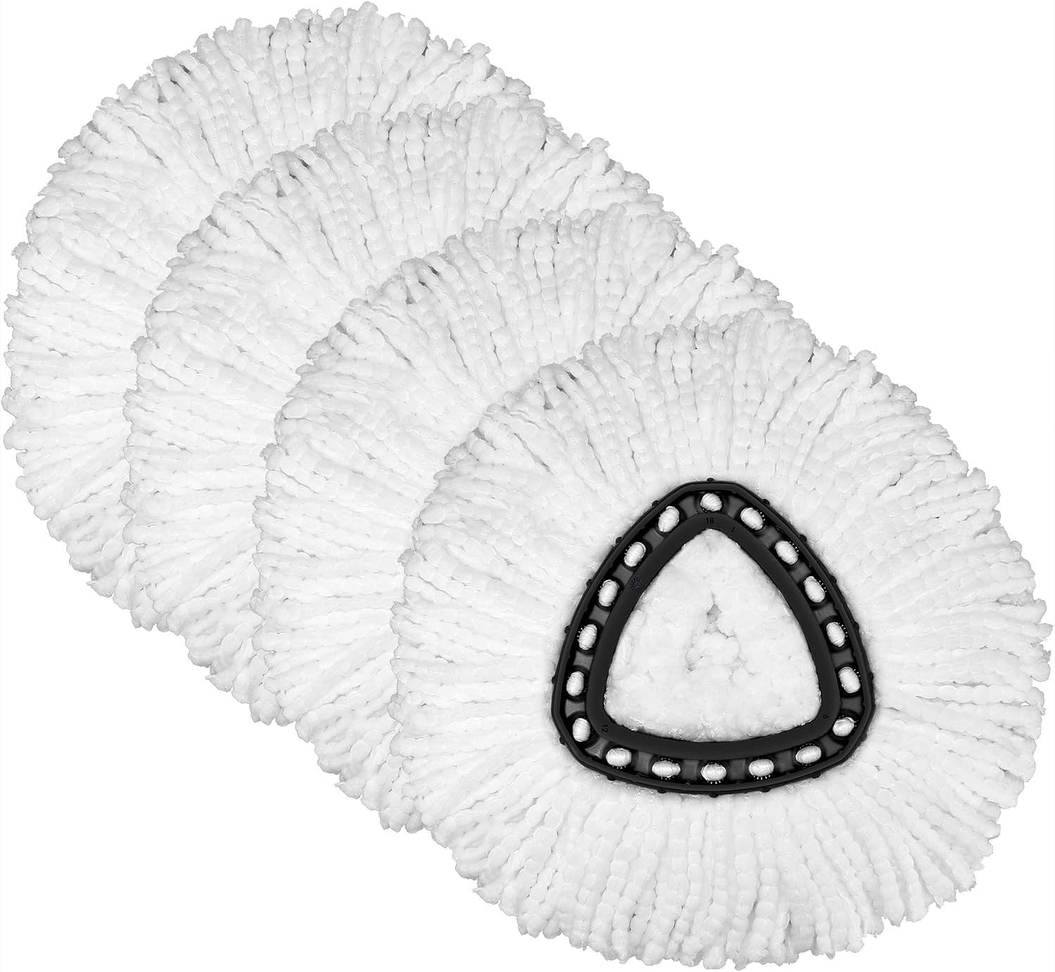 Amazon Com 4 Pack Mop Replacement Heads For O Ceda Spin Mop