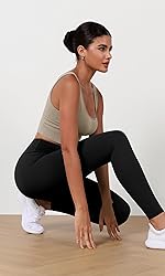 ODODOS Women's High Waist Workout Leggings 2-Pack