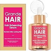 Grande Cosmetics Hair Serum for Men and Women, Promotes Thickness in Thinning Hair, Safe for Color Treated Hair