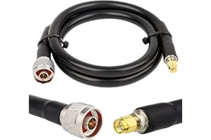 XRDS-RF SMA Male to N Male Cable 3 ft, KMR400 Low Loss N to SMA Cable for 3G/4G/LTE/ADS-B/Ham/GPS/WiFi/RF Radio to Antenna Us