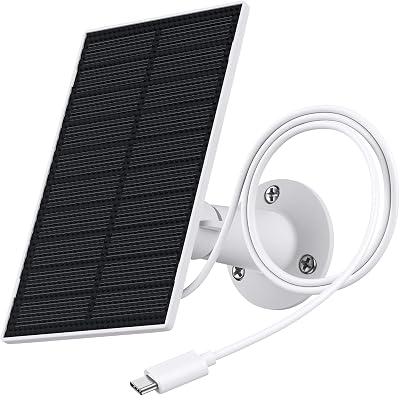 GALAYOU Solar Panel for Security Camera Type-C 2W IP65 Waterproof 360° Mount