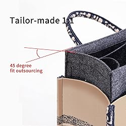 Doxo Purse Organizer Insert, Felt Bag in Bag with