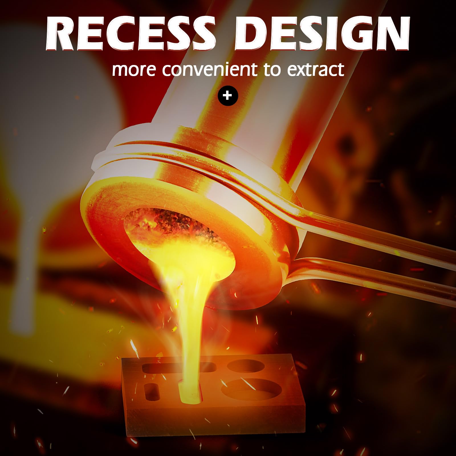 1+3kg Metal Melting Furnace, Digital Electric Melting Furnace, Electric Melting Furnace with Graphite Crucible, Casting and Refining Kiln Tools for Gold, Silver, Copper, and Aluminum Smelters (110v)