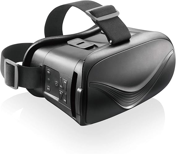 Amazon Co Jp エレコム Vrゴーグル Vrヘッドセット コントローラー一体型 Bluetooth対応 4 0 6 5インチスマホ対応 ブラック Vrg Bt02bk 家電 カメラ