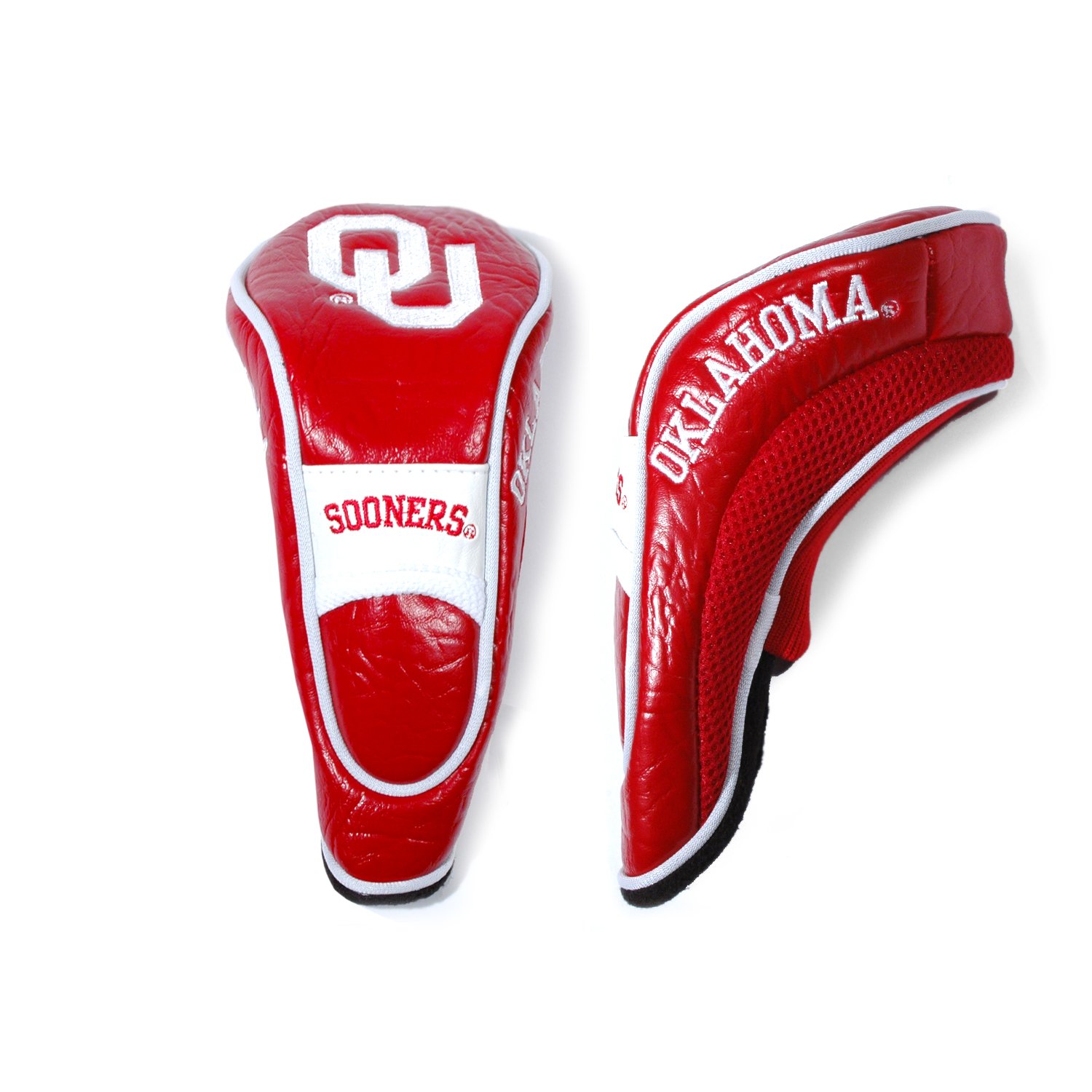 Team Golf NCAA Oklahoma Sooners Hybrid Head Cover Hybrid Golf Club Headcover, Hook-and-Loop Closure, Velour lined for Extra Club Protection