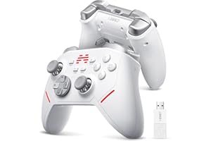BEITONG KP20 Wireless Controller for PC, Switch/Switch 2, Android, TV, Steam Deck, TMR Joysticks & Hall Triggers, Bluetooth & 2.4g Gamepad with 1000Hz Polling Rate and Mechanical Buttons