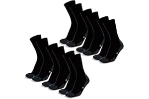 Merino Wool Socks Men and Women - Warm Hiking Socks for Winter with Reinforced Heel and Toe & Anti-Blister Cushioning