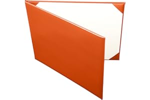 MyGradDay Diploma Cover Diploma Holder Graduation Certificate Cover Smooth 8.5x11 Orange