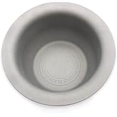 Vikings Blade Luxury Shaving Soap Bowl, Sandblasted Steel for Fast, Thick Lather, Unbreakable, Tactile Texture, Great for Most Pucks &amp; Soaps (GRAND Chairman, 3.55&rdquo; Diameter)