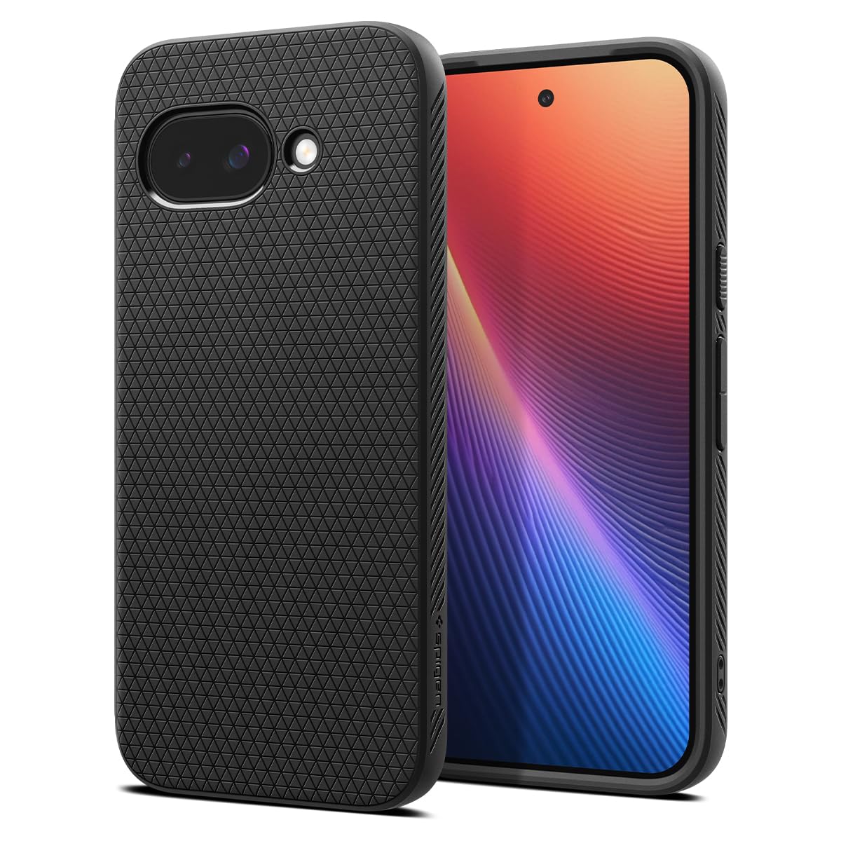 Spigen 【創業18年の技術力】Pixel 9a ケース 耐衝撃 薄型 ストラップホール付き 米軍MIL規格取得 カメラ保護 傷防止 衝撃吸収 リキッド・エアー ACS09039 (マット・ブラック)商品画像