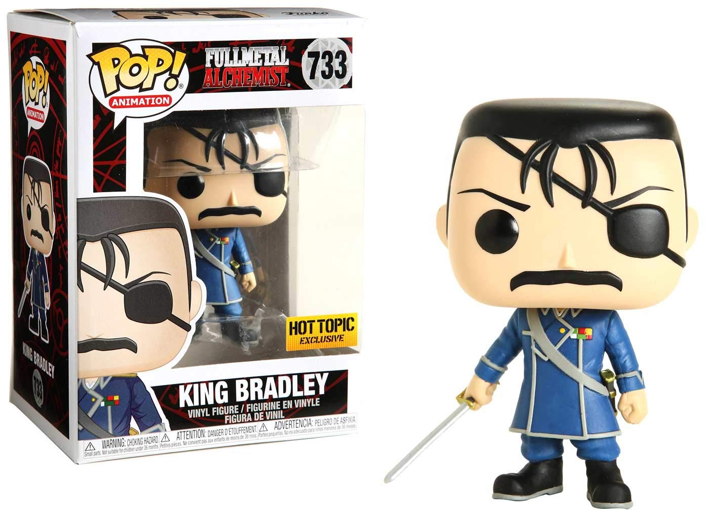 Funko Pop! Animation Full Metal Alchemist King Bradley (Special Edition) #733