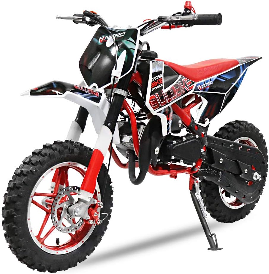 Dirt bike, 49 cc, 10 inches, cross bike, pocket minicross, motorcross, bullbike.