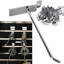 uyoyous 100 PCS Slatwall Hooks 12 Inch Heavy Duty