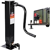 FZZD 12000lbs Heavy Duty Trailer Jack,Square Direct Weld | 26" Vertical Travel,Adjustable Drop Leg,for Lift Utility Trailer, Vehicle, Boat, and Rv