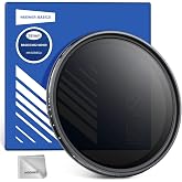 NEEWER Basics 58mm Variable ND Filter, ND2-400 1-9 Stops Light Reduction Rotatable Variable Neutral Density Filter with Anti Fingerprint Coating, Slim Frame for Camera Lens