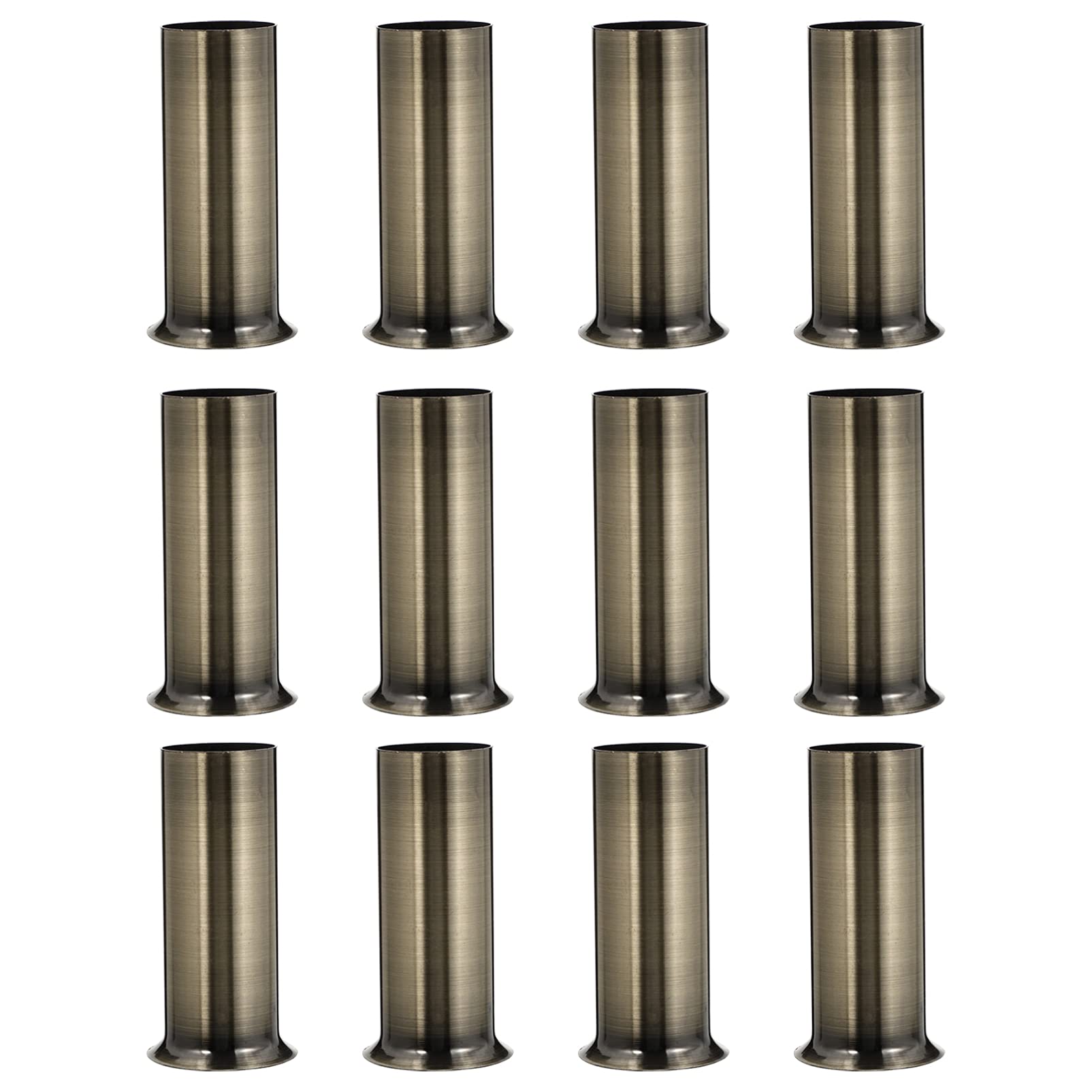 SOLUSTRE 12pcs Metal Candle Covers Sleeves Chandelier Socket Covers Tall Candle Socket Covers Fit to Chandeliers Green