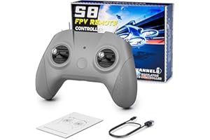 Gaekol S8 Pro RC Flight Simulator Controller-8 Channels FPV Drone Controller for PhoenixRC/Realflight/FreeRider/DJI Virtual F