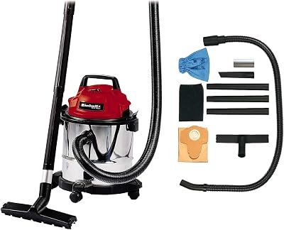 Einhell TC-VC 1812 S Wet Dry Vacuum 1250W 12L Stainless Steel Tank