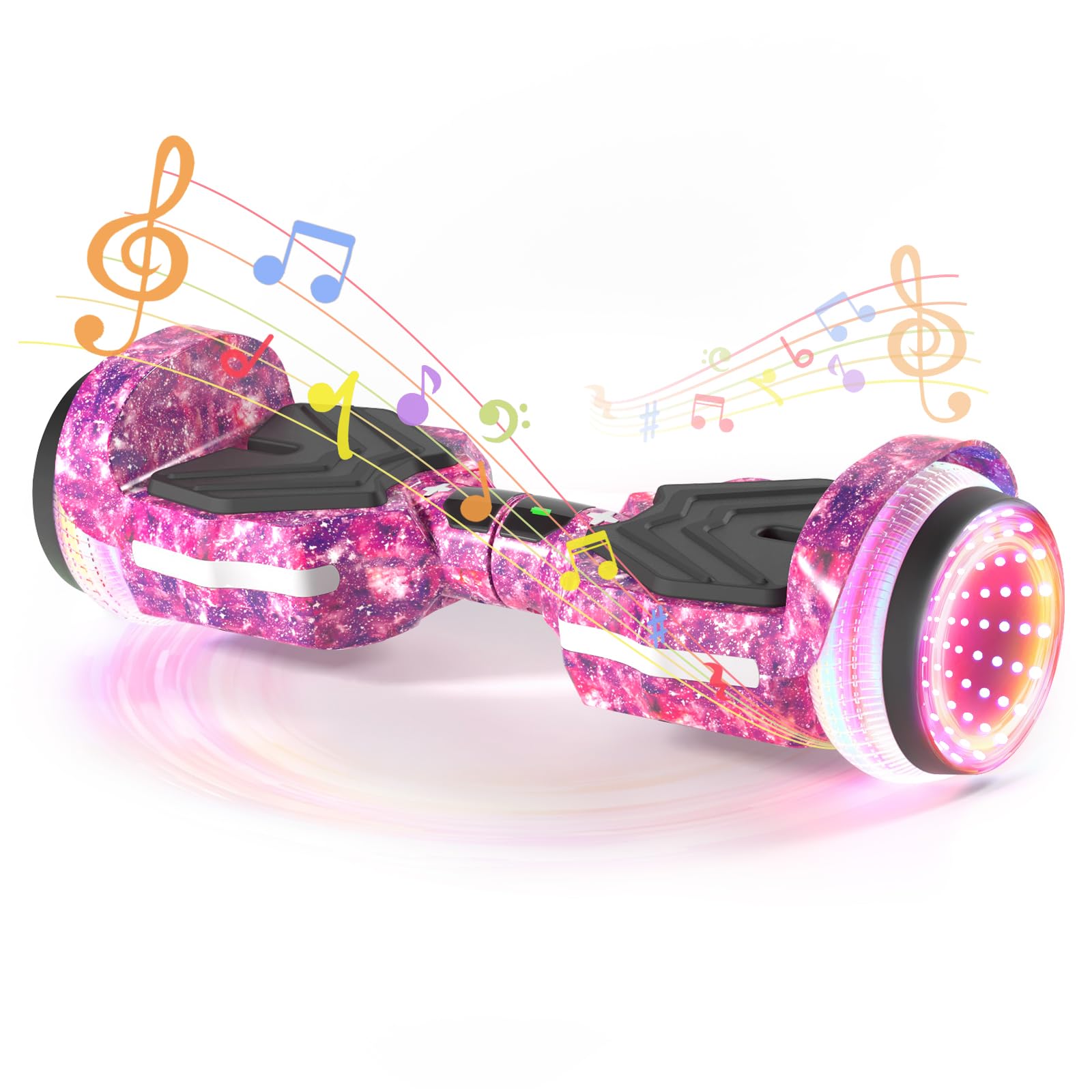 SIMATE Scooter, Colorful LED Light-Up