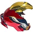 TPTITGC Iron MK50 Helmet Voice Control Wearable Cosplay Electronic Open/Close LED Eyes 1:1 Mask Model Gold