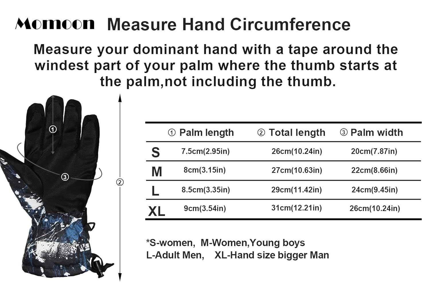 sledding gloves