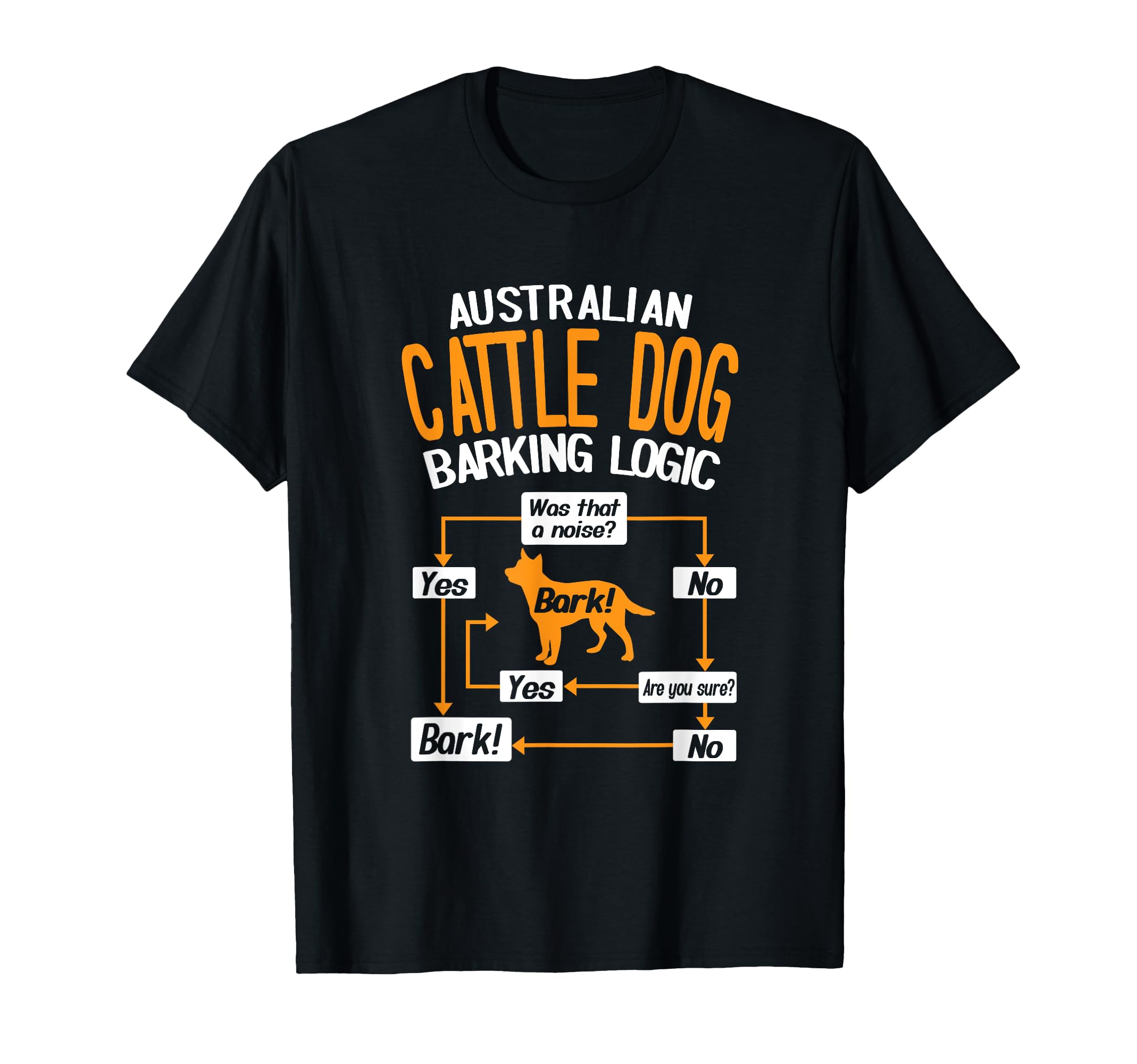 Australian Cattle Dog Barking Logic Dog Lover T-Shirt