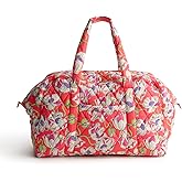 Vera Bradley Featherweight Large Miramar Weekender Travel Bag, Swirling Poppies