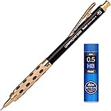 Pentel Graphgear 1000 Gold Limited Edition Mechanical Pencil (PG1015LG) Ain Lead (Black)