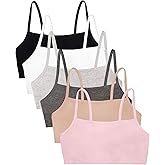Fruit of The Loom Womens Spaghetti Strap Cotton Pullover Sports Bra Value Pack