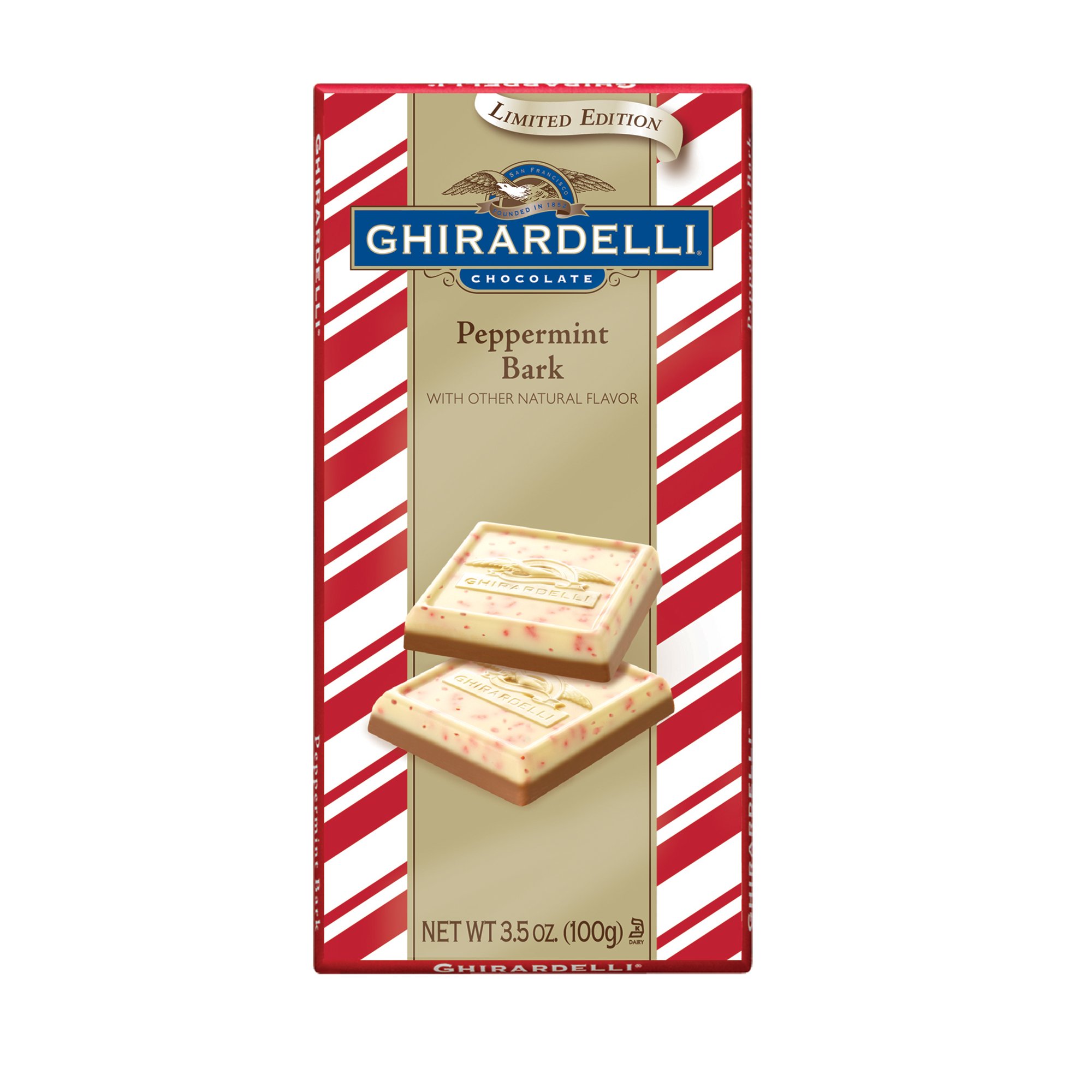 Ghirardelli Chocolate Bar, Milk and Caramel, 3.5 oz., 6