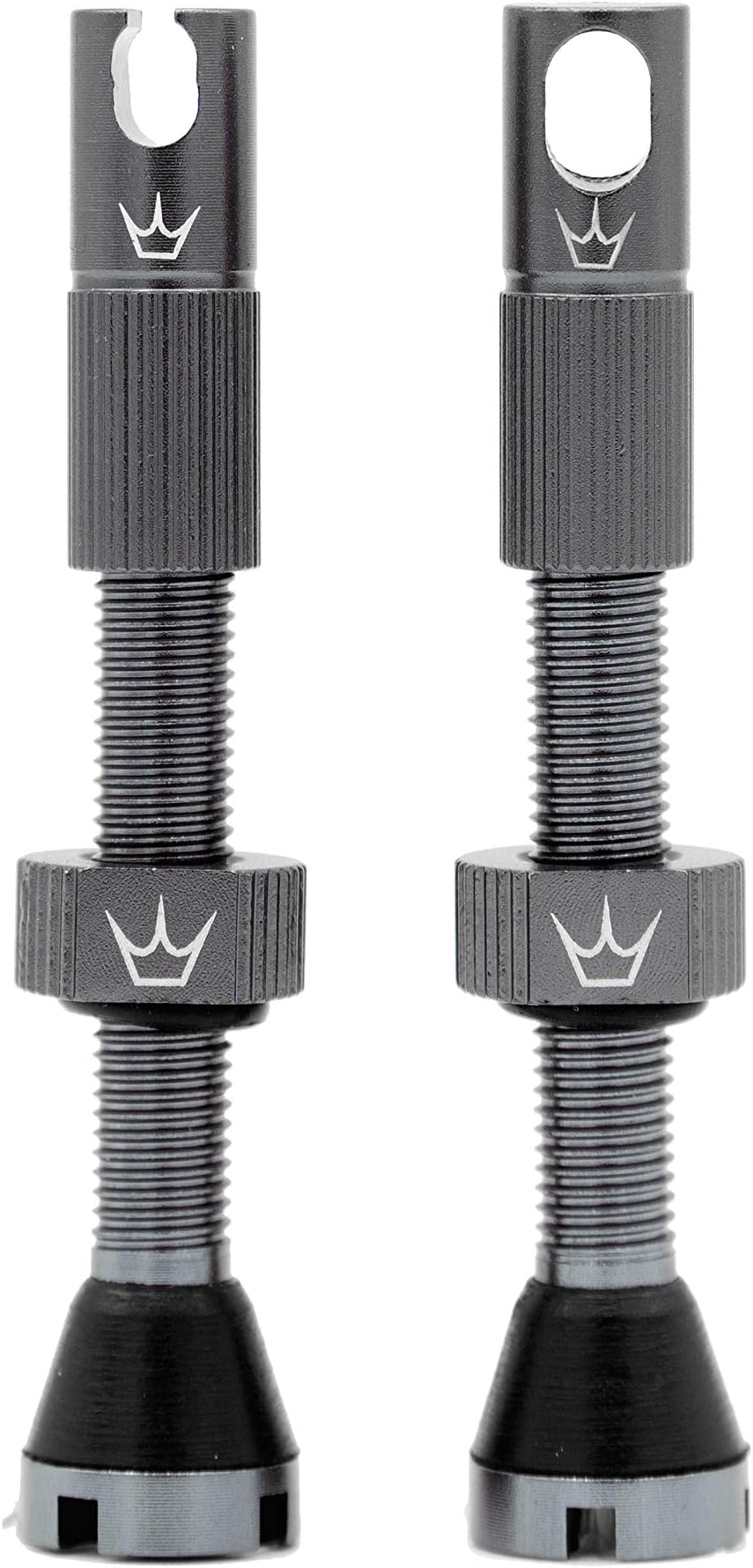 Peaty's x Chris King MK2 Tubeless Valves 7075 Aluminium 42mm Slate