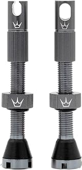Peaty's x Chris King MK2 Tubeless Valves 7075 Aluminium 42mm Slate
