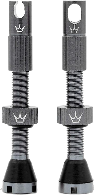 Peaty's x Chris King MK2 Tubeless Valves 7075 Aluminium 42mm Slate