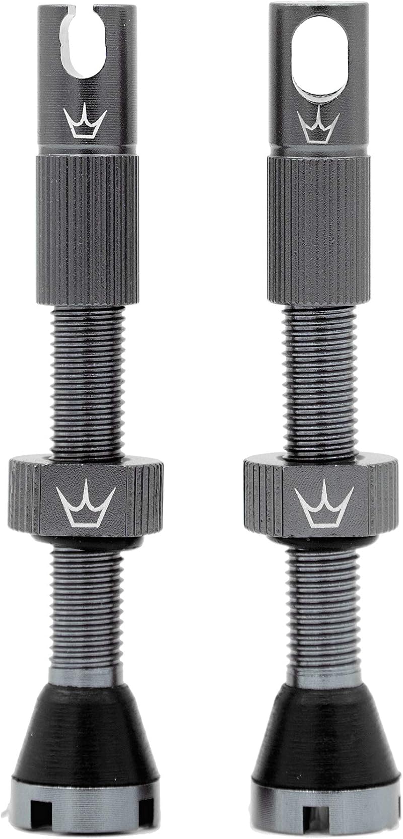 Peaty's x Chris King MK2 Tubeless Valves 7075 Aluminium 42mm Slate