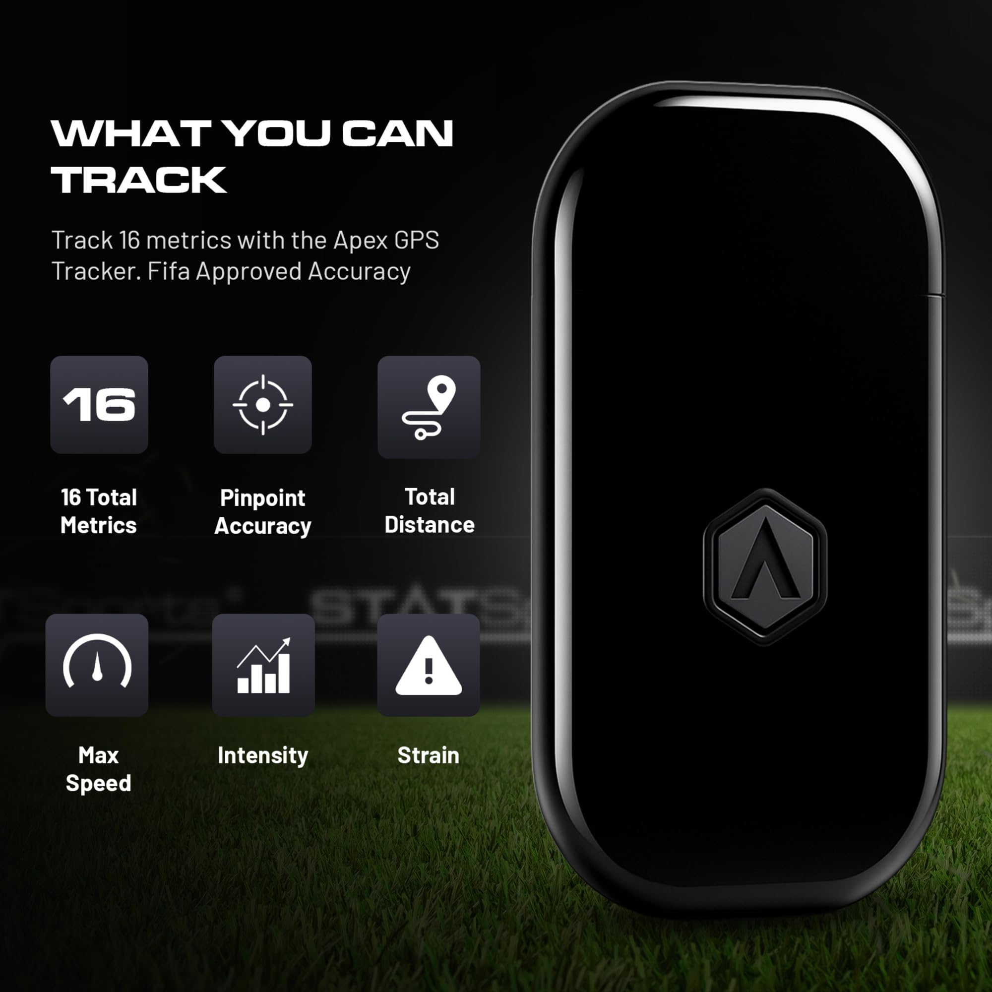 STATSports Academy GPS Soccer Tracker Vest - Advanced All-in-One Sports Tracker with Drills, Coaching & Nutrition - Tracks 24 Key Metrics - Football GPS Vest Used by Pro Players & Teams