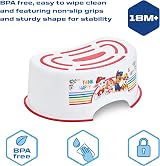 Paw Patrol Step Stool Non-Slip 70kg White Red Lightweight Toddler view 3