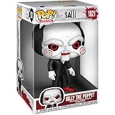 Funko POP! Jumbo: Saw - Billy the Puppet | Official Horror Merch - Collectable Vinyl Figurine for Shelf Display - Birthday Gift Idea for Fans and Collectors