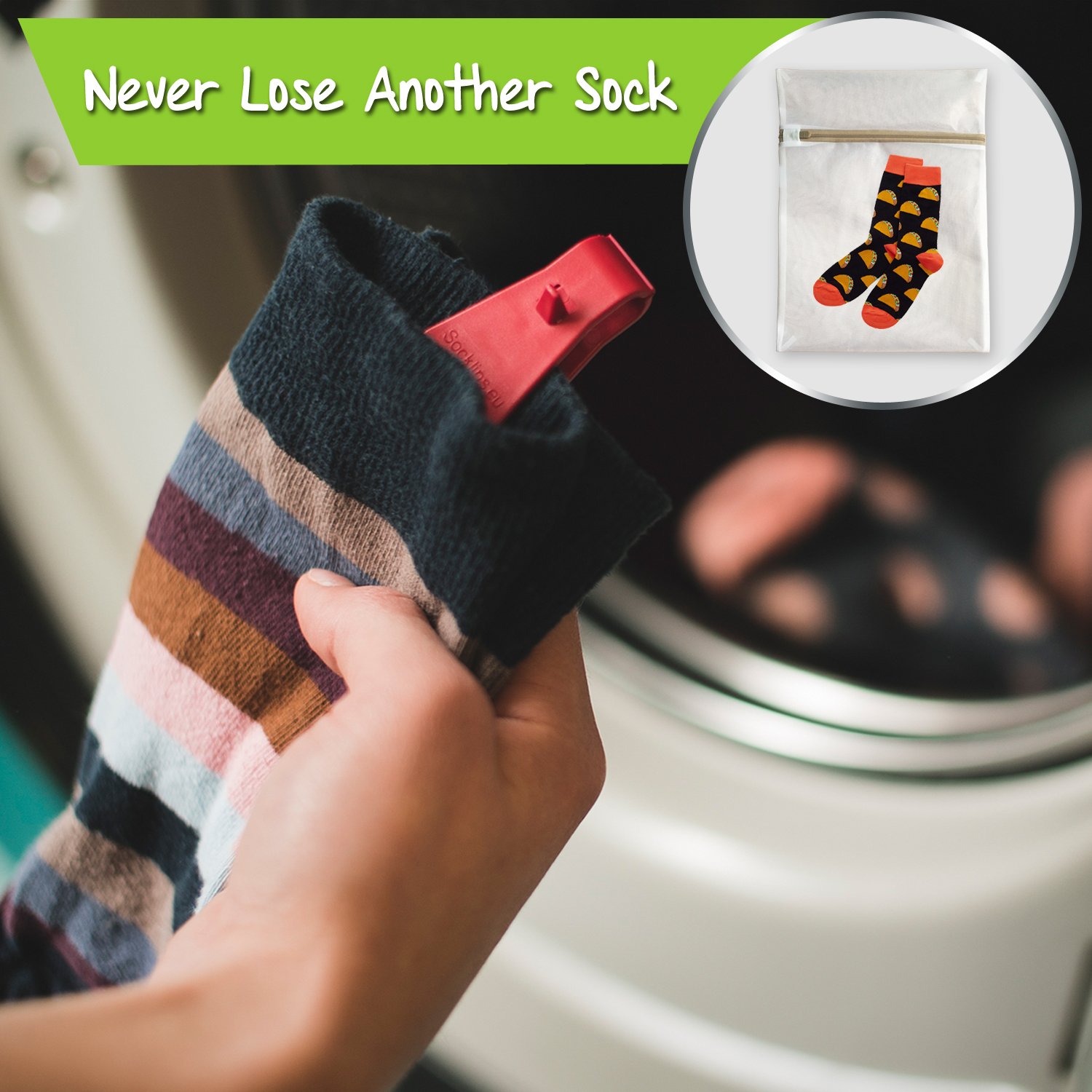 Mesh Laundry Bags Pack of 8 (1 Large + 3 Medium + 3 Small + 1 for