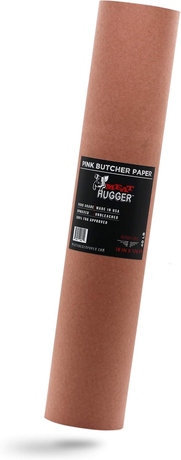 Pink Butcher Paper Roll 18" x 175' Peach Meat Smoking Paper Used for