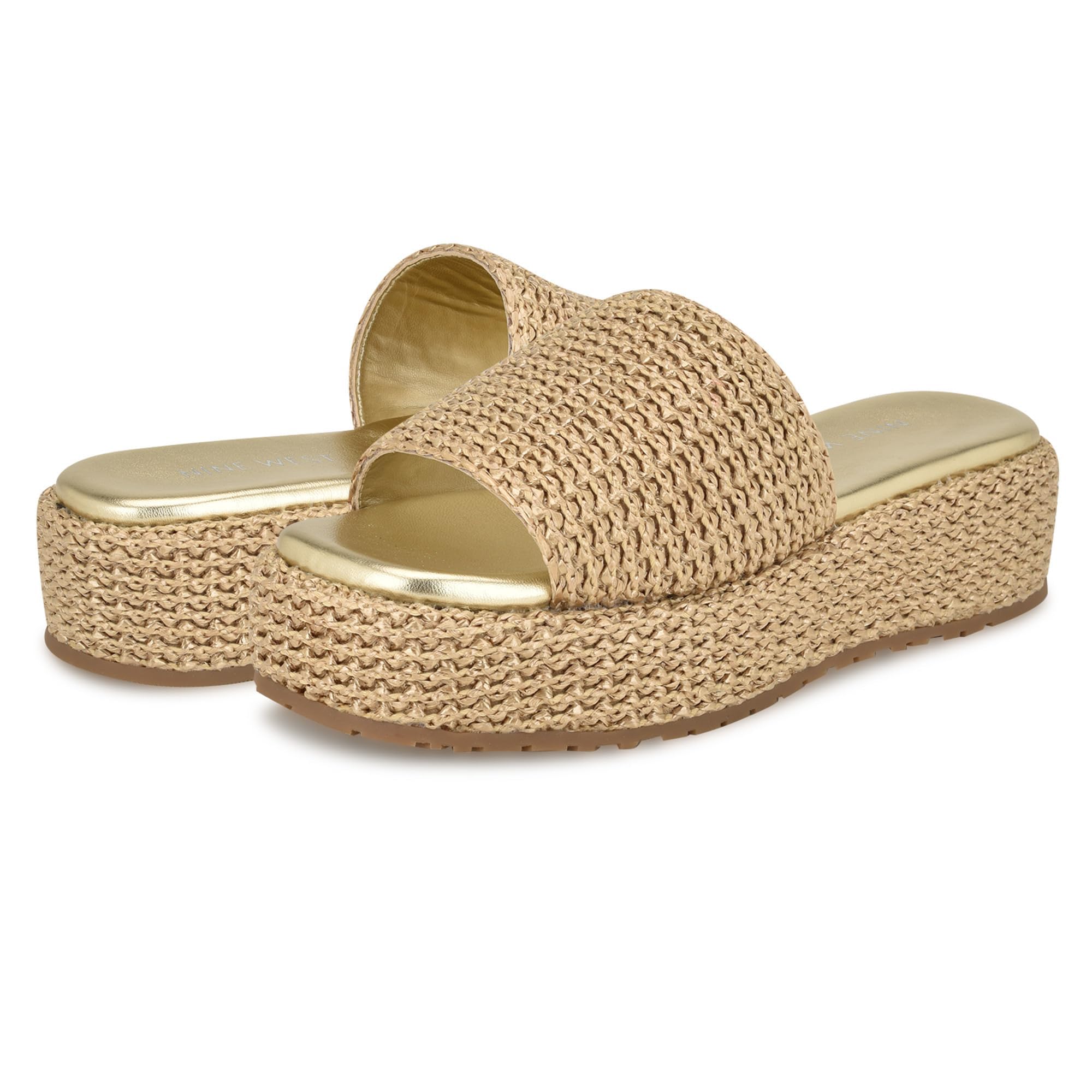 Nine West Women’s Keziah2 Sandal, Gold 710, 8.5