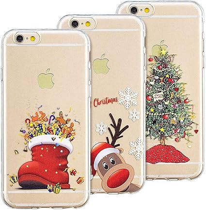 Immagini Natale Per Iphone 6.3x Cover Per Iphone 6 6s Custodia 3d Natalizie Serie Caselover Babbo Natale Buon Ultra Sottile Opaco Trasparente Morbida Tpu Silicone Case Anticaduta Antiurto Creativo Flessibile Gel Bumper Cellulare Amazon It Elettronica