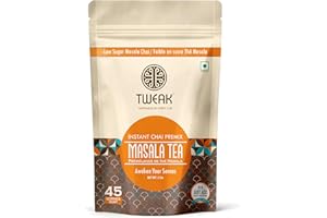 Tweak Masala Chai Latte | Instant Tea Premix | 32oz (908gm) | Makes Approx 45 Cups | Contains Powdered Milk, Tea, Spices and 