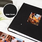 Niselity 7x5 Photo Album Linen Cover 240 Pockets Writing Space view 5