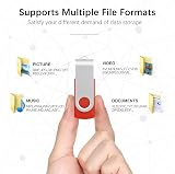 KOOTION 8GB USB Flash Drive 2.0 Stick Swivel Memory Metal Thumb Drive Pen 10 view 5