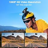 Zeerkeer Action Camera 1080P WiFi Helmet Cam EIS 120° Wide Angle Waterproof view 5