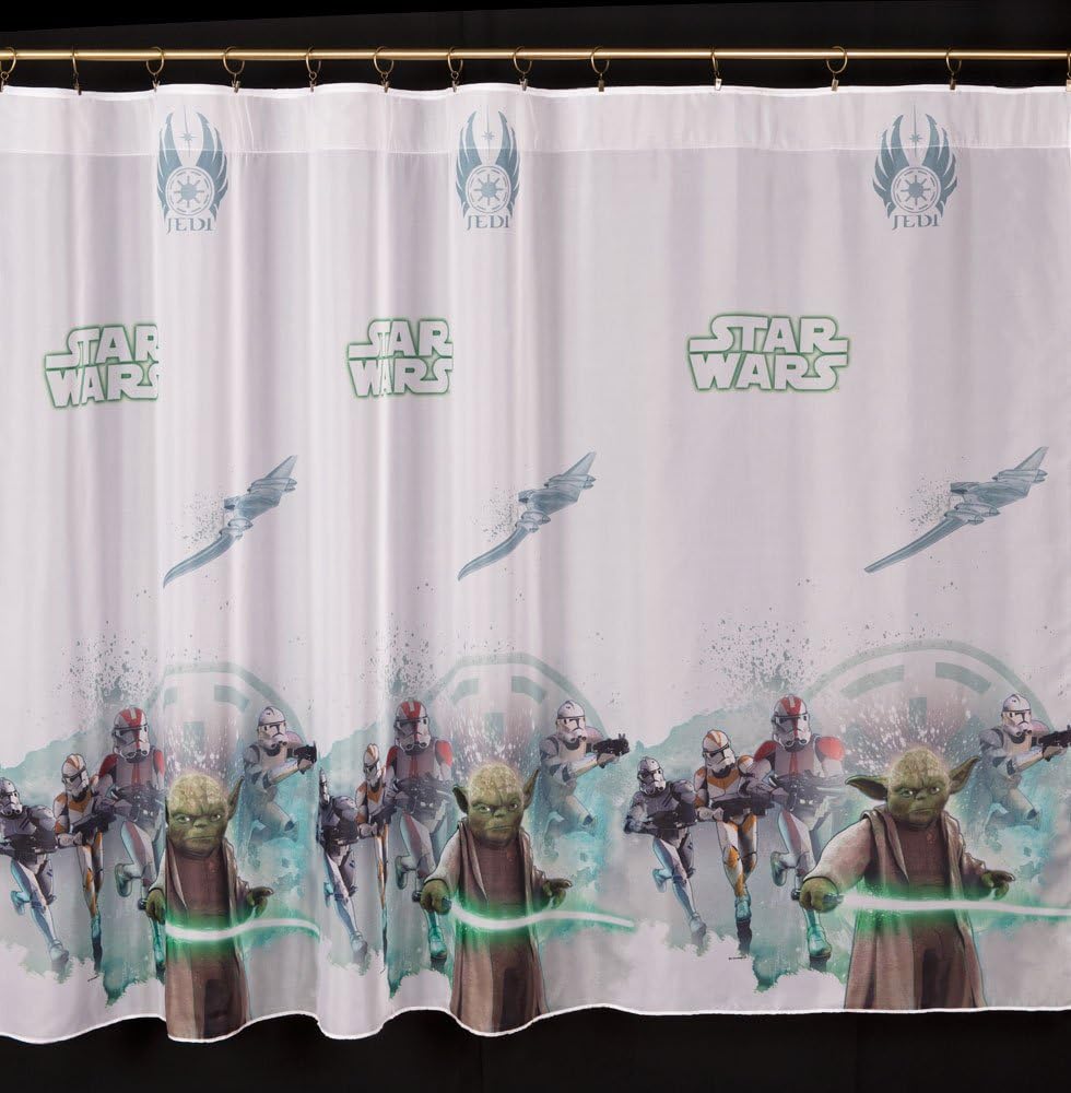 Disney Rideau Voilage Star Wars 150cm X 150 Cm Decoration De Fenetres Rideaux Et Draperies