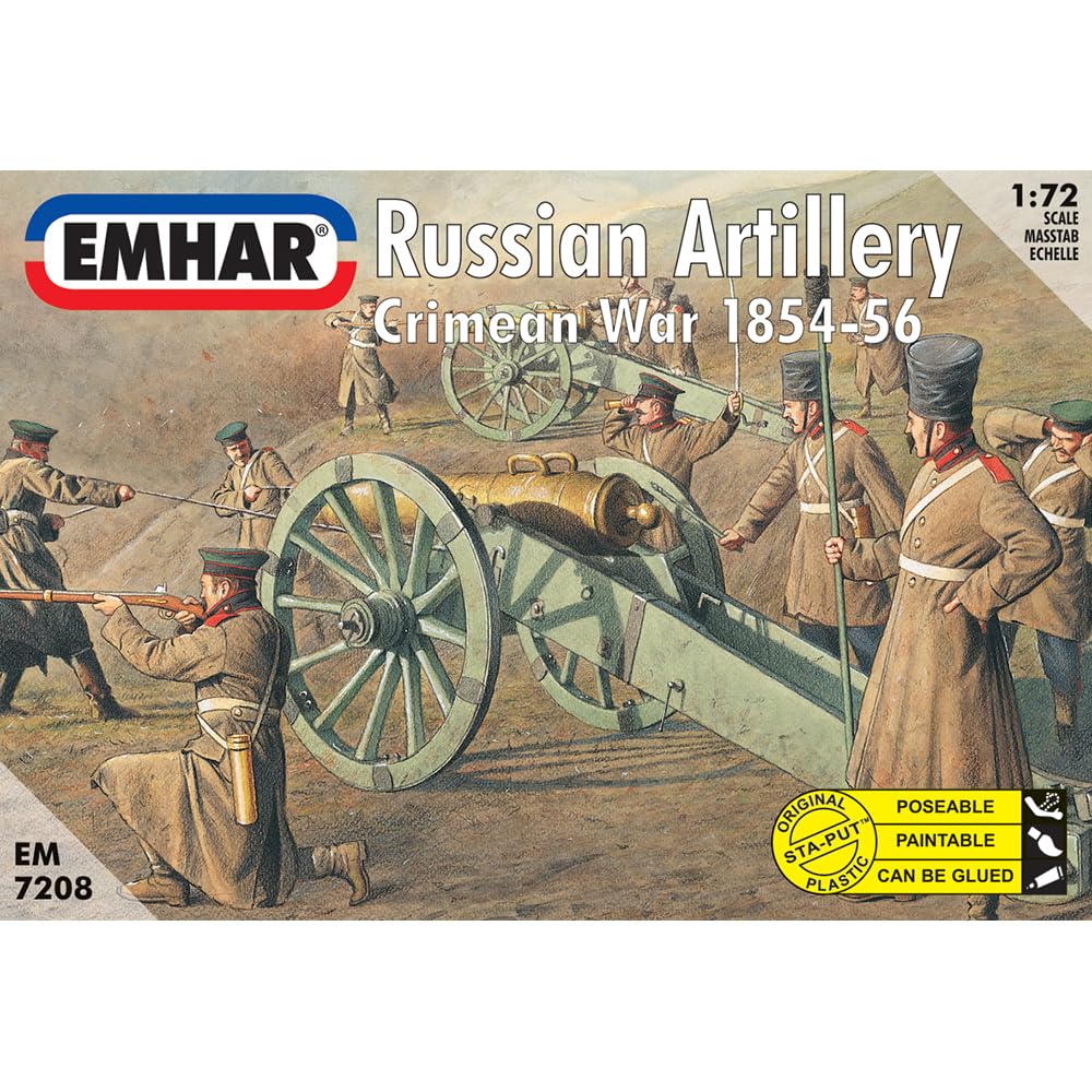 Emhar EM7208 Figur-1/72 Crimean War: Russian Artillery