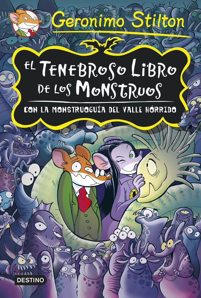 Portada de El tenebroso libro de los monstruos: Con la monstruoguía del Valle Hórrido (Geronimo Stilton)