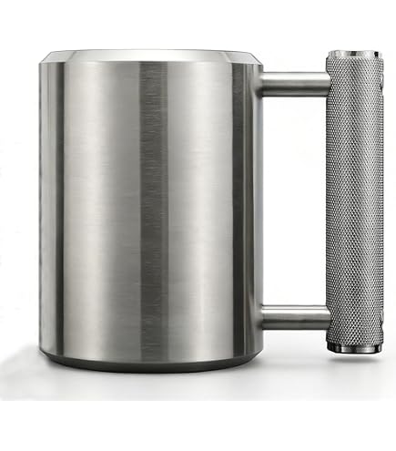 Amazon.com | LongPunch Heavy Mug 6KG/13LB 10 oz,Mirror Polished Stainless  Steel Fitness Water Cup,Overweight Dumbbell Cups, Funny Beer Mug,Gym  Workout, and Coffee Enthusiast Gift, Prank Gift: Coffee Cups & Mugs