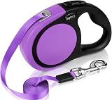 Taglory Retractable Dog Lead 5 m Purple 45 kg Anti-Tangle No-Tangle Handle
